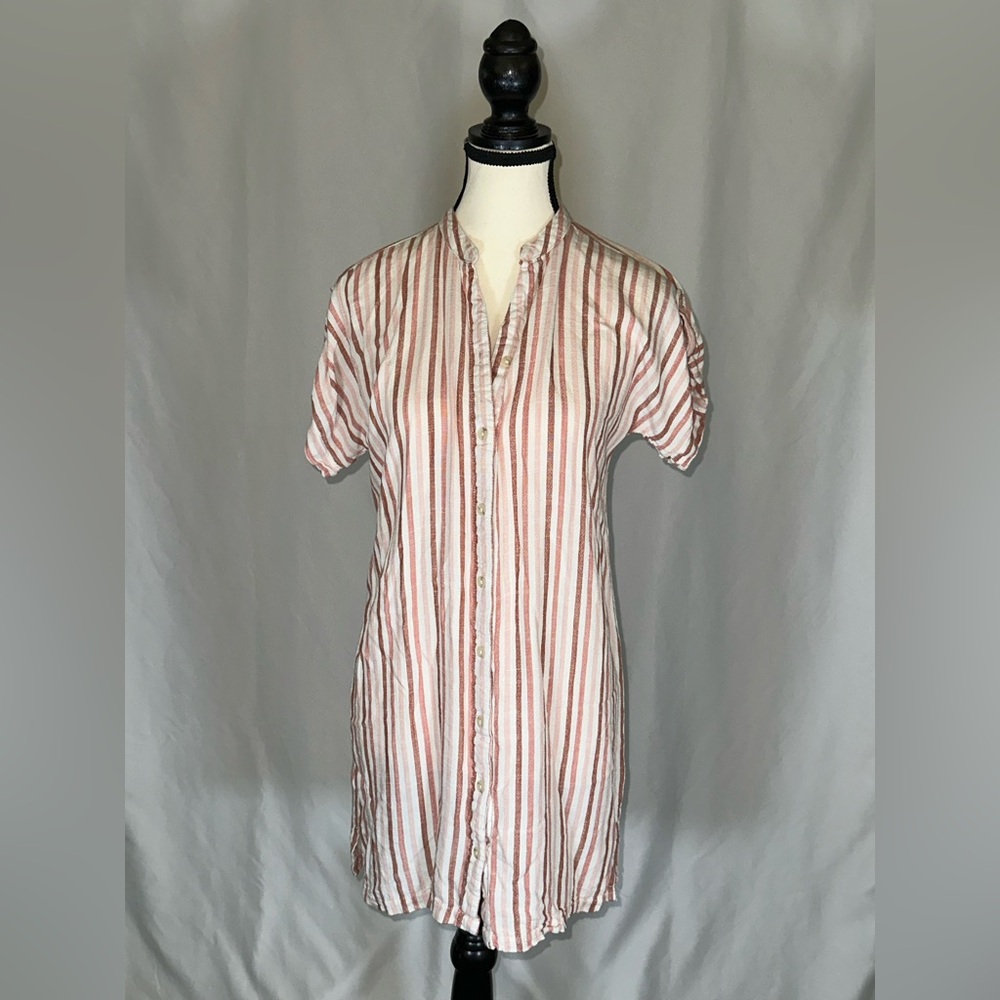 Thread And Supply Button Up Shirt Dress